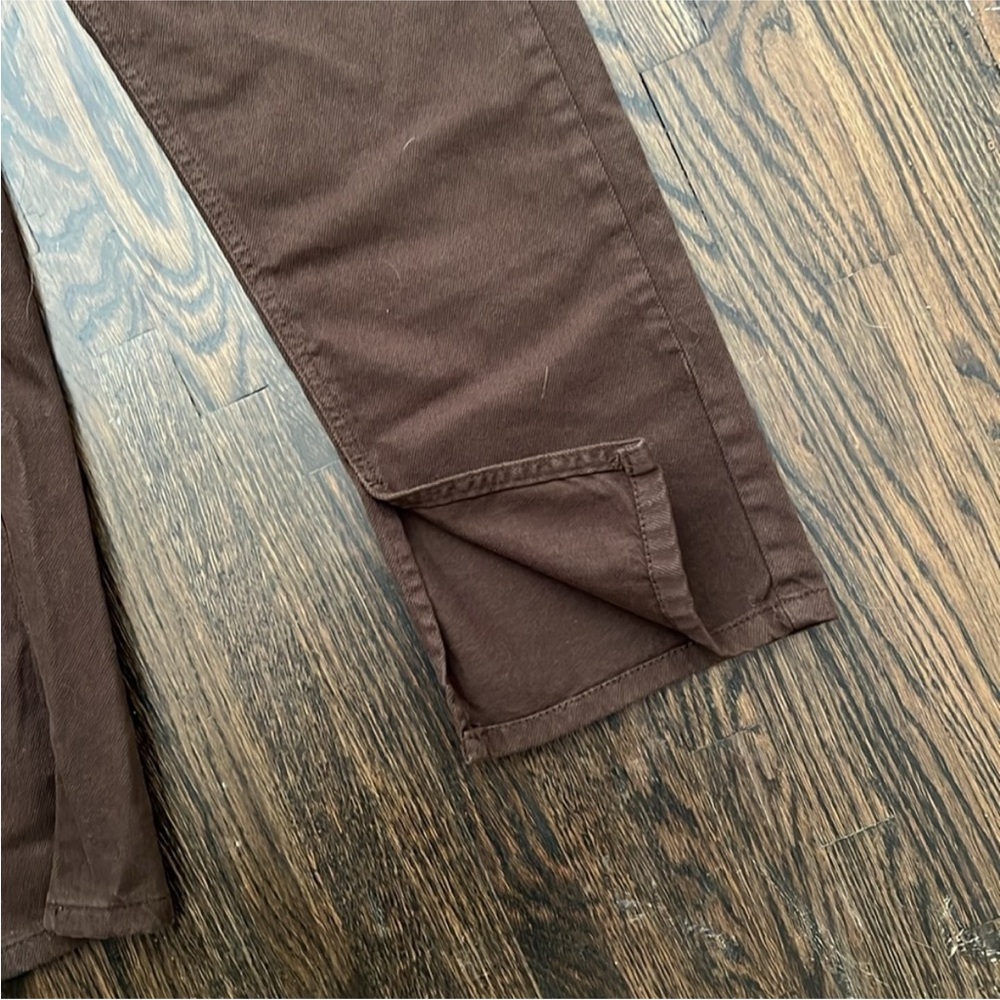 NWT NA-KD Brown Straight Leg Jeans - Picture 8 of 9